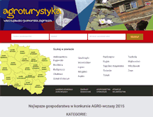 Tablet Screenshot of agroturystyka.kpodr.pl